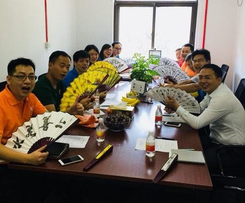 蘇州牛商會會員做客智為銘略分享企業業務心得